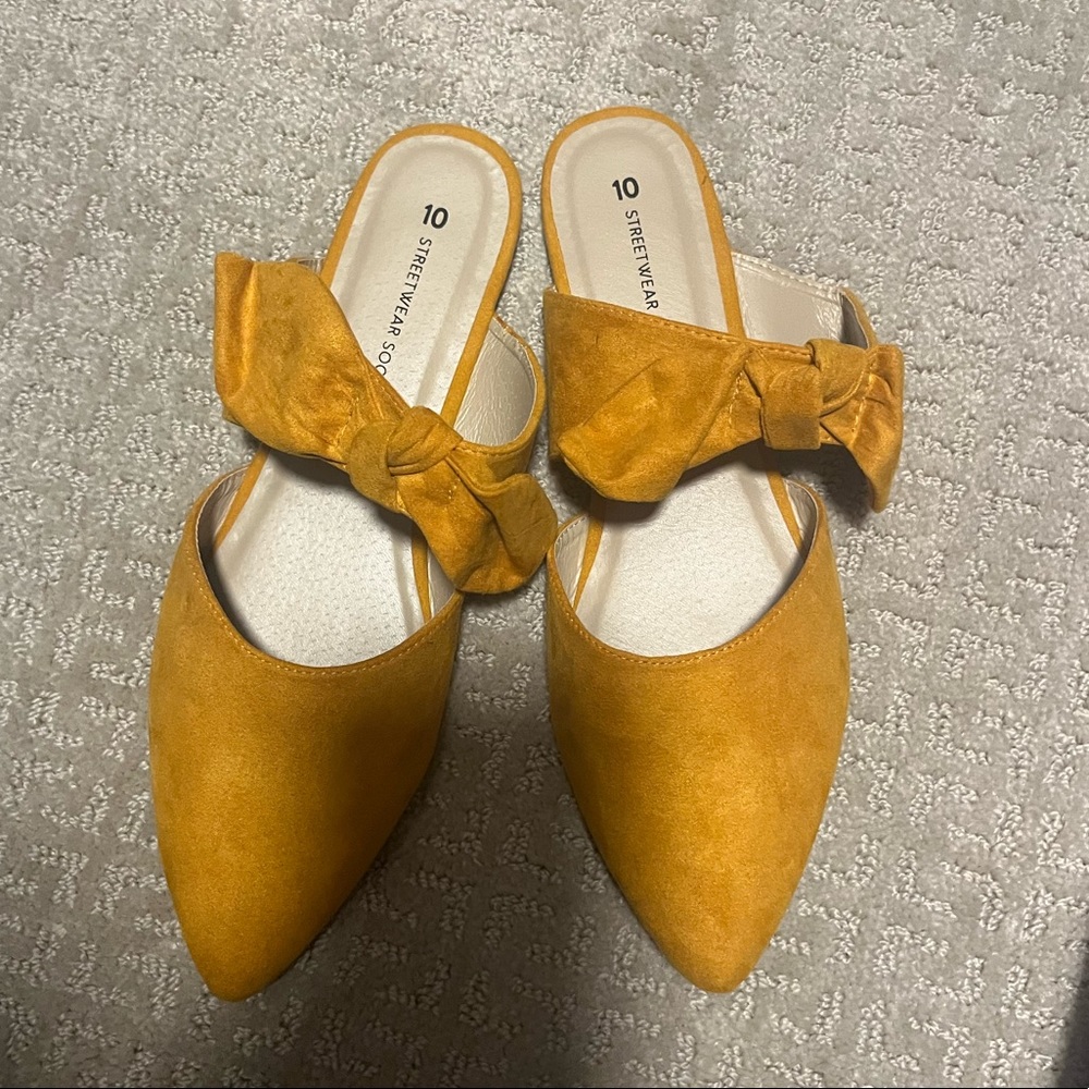 Streetwear Society Yellow Mules